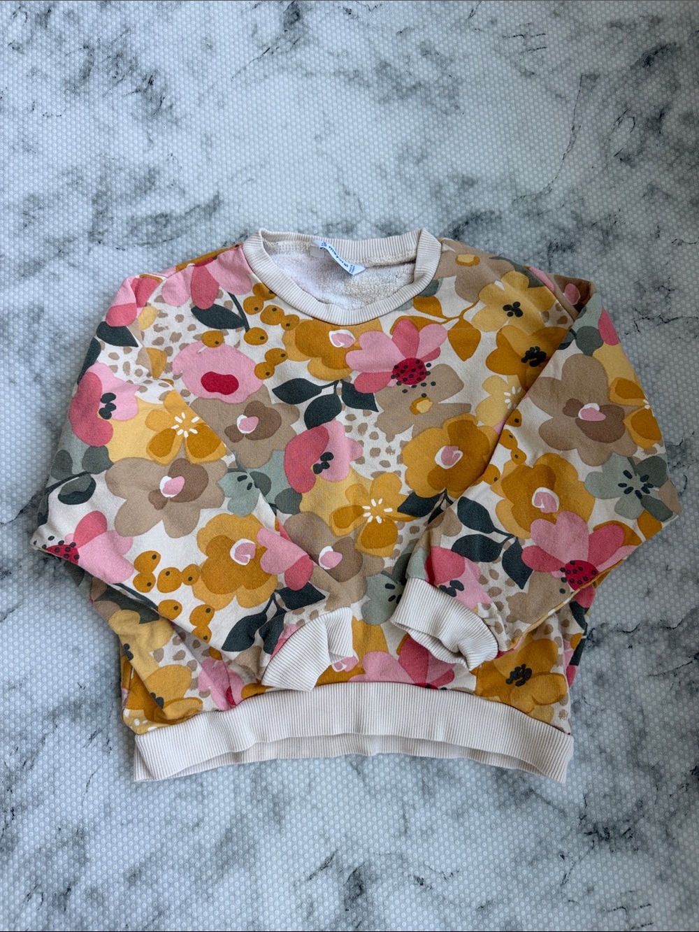 Mayoral Cropped Crewneck Sweater
